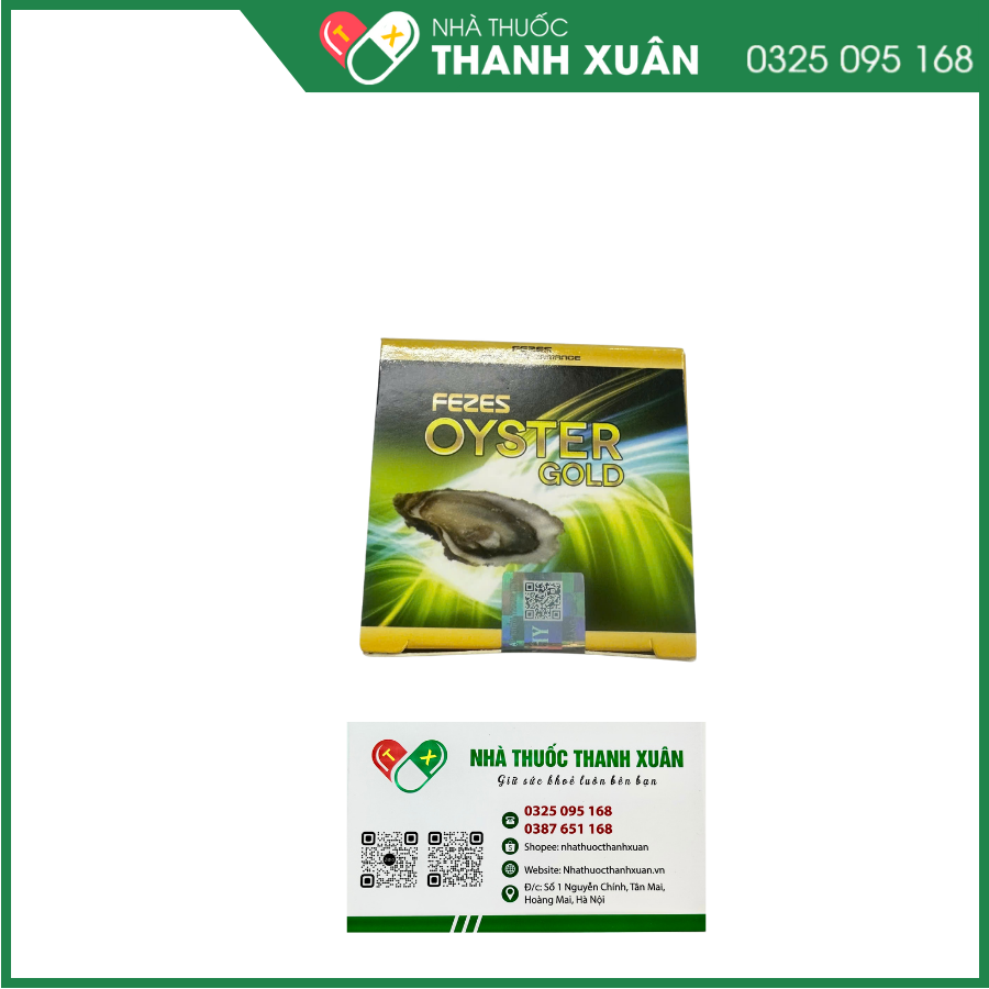 Fezes Oyster Gold - Viên uống tăng cường sinh lí nam